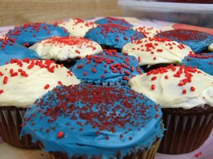 July 4th cupcakes