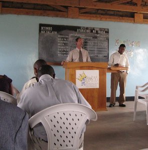 George Preaching at Kisongo