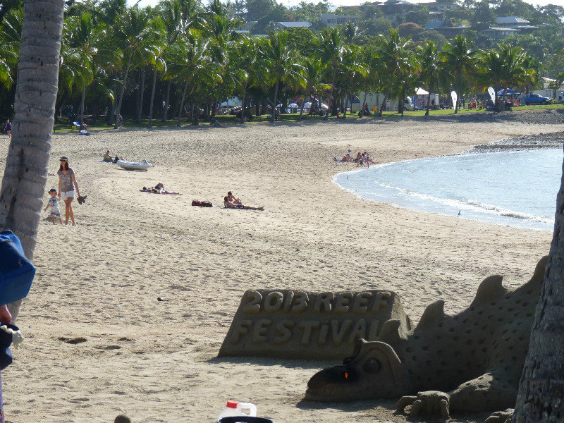Reef Festival sand sculpting