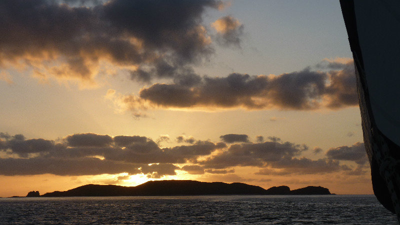 Sunrise over Humpy Island