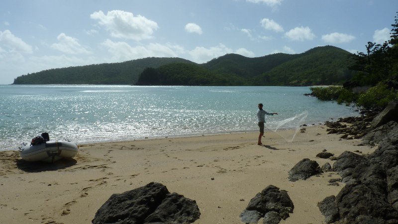 1 of the 6 beaches in Minnie Hall Bay