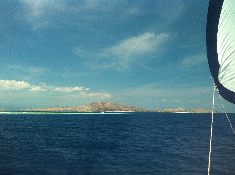 passing reef on the way Labuan Bajo