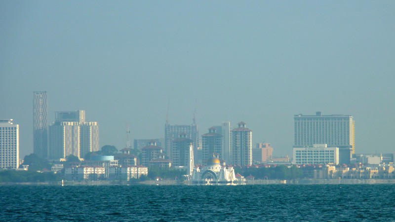 Melacca viewed from the sea