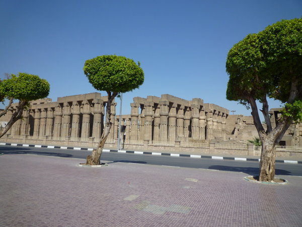 Luxor Temple from the Street