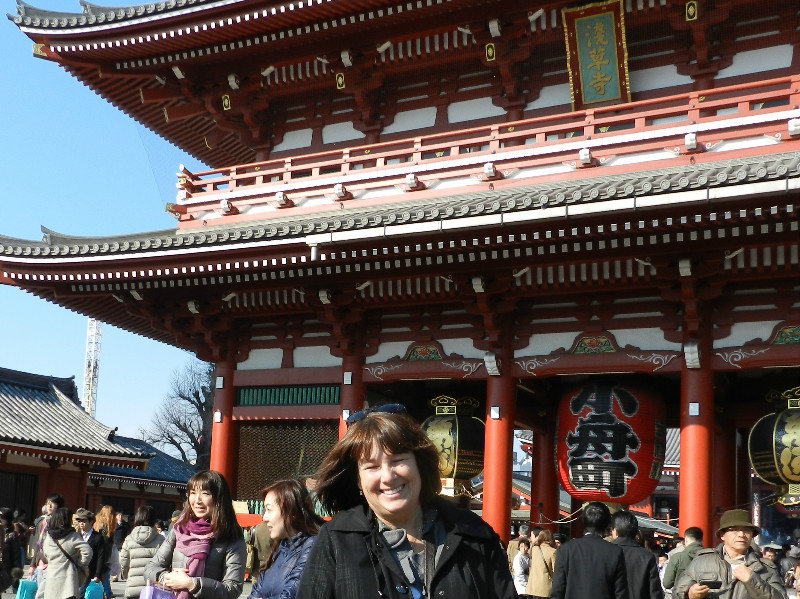 Terry at Senso-ji temple
