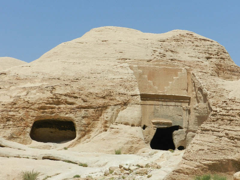 The beginning of the tombs