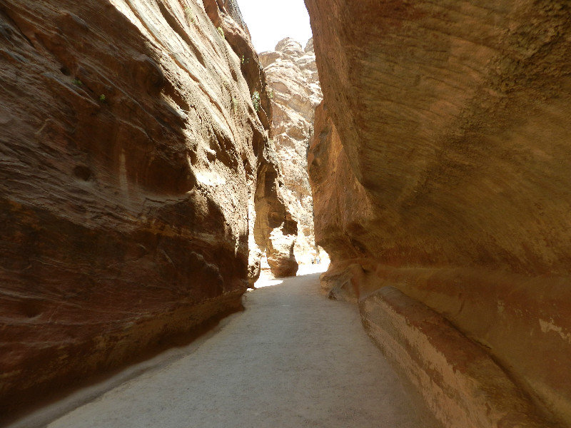 On our way out of Petra