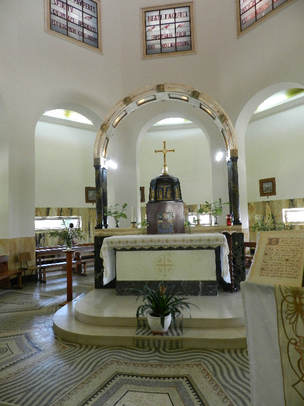Altar at the Church on the Mount of Beatitudes