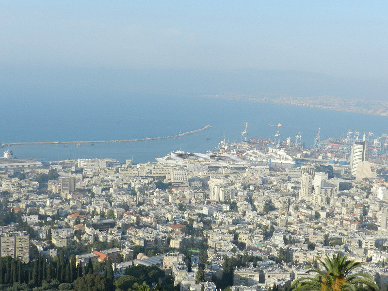 View from the top of Mt. Carmel