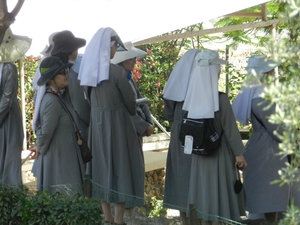 Nuns at the Church of the Beatitudes