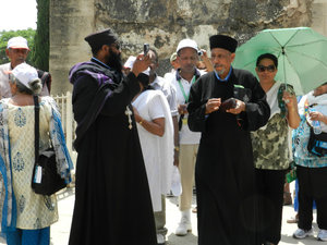 Pilgrims come from all over the world to pray where Jesus once lived