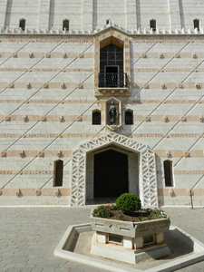 Outside the Basilica