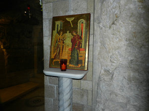 Icon of the Angel Gabriel revealed to Mary she was to be the mother of the Messiah