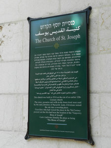 Sign telling about Church of Joseph
