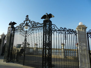 Gates to the Bahai Shrine and Gardens