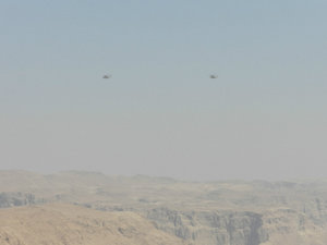 Two Israeli helicopters