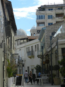 A street near the mosque