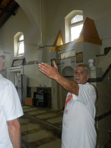 The kind gentleman who gave us a tour of the mosque