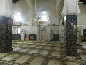 The inside of the mosque