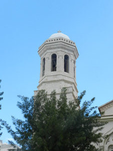 One of the bell towers