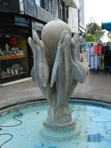 Dolphin fountain