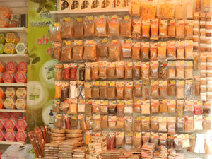 A wall of Spices