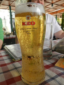 Keo beer, made on the island of Cyprus since 1951