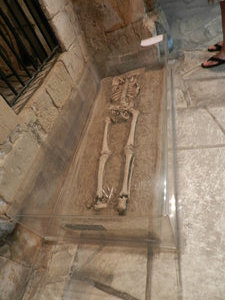 Skeleton found in the castle