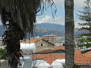 Looking towards the Troodos Mountains
