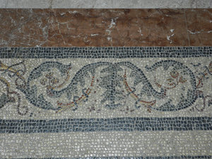 Marble and mosaic