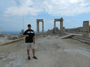 Tim at the Acropolis