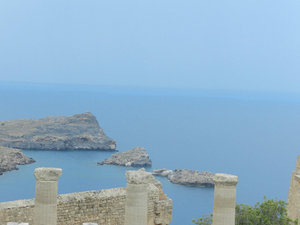 Ruins and Bay of Lindos