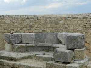 Ancient seating at the Acropolis