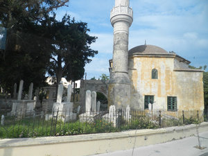 Graveyard and mosque