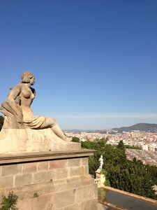 View from Montjüic hill