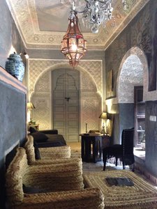 Our lounge in the Riad