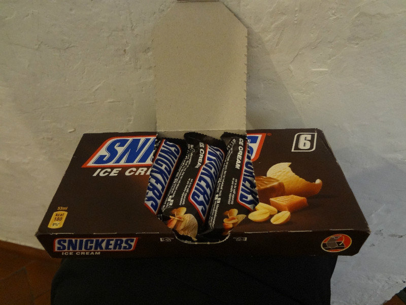 Snickers icecream bars... Cheaper to buy a box than buy 6... Why Not