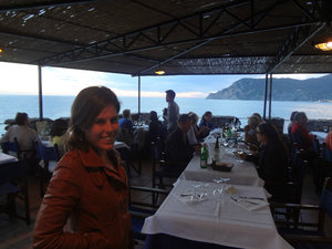 Getting ready for a romantic last dinner in Italy!
