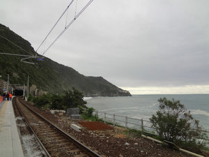 Train station on the coast