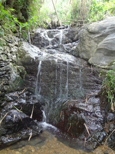 Waterfall along the path