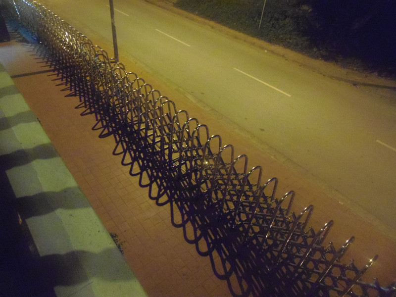 Our night time security fence