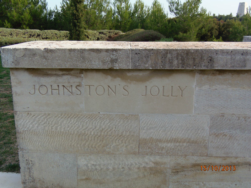 The entrance to Johnston's Jolly cemetery