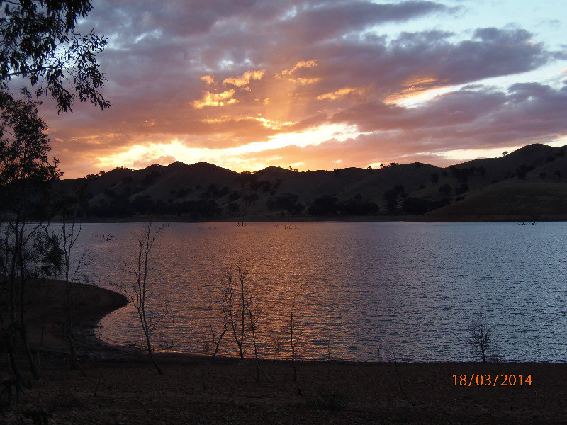 Sunset on Lake Eildon