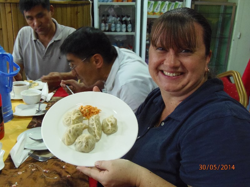 Jen's dumplings that she made - not bad!!
