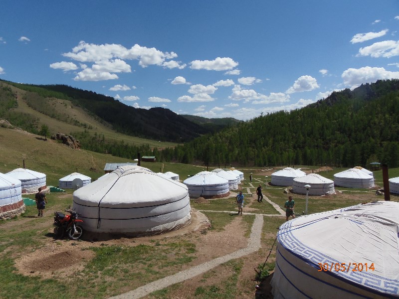 Our ger camp in Terelj National Park, Mongolia