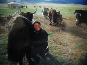 Milking the family yak