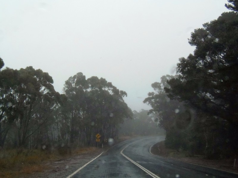Wet and slippery roads