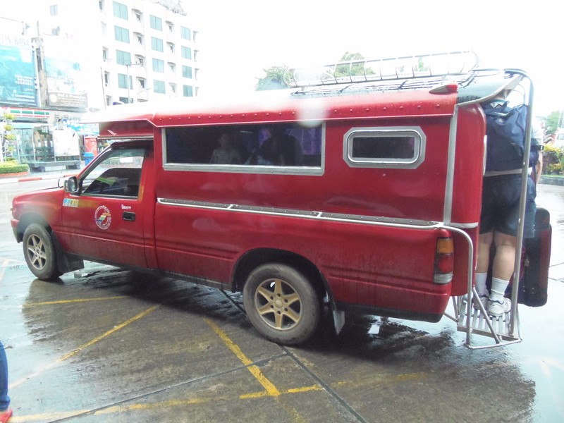 One of Chiang Mai's rot daengs -  or red trucks