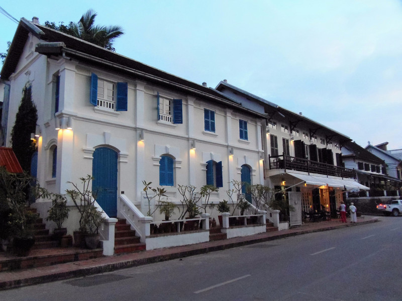 Beautifully restored French colonial buildings