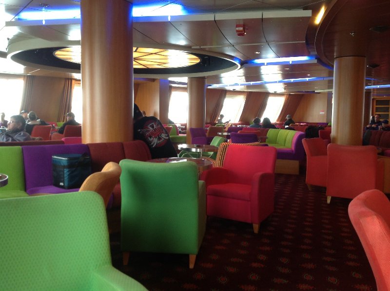 Forward lounge on Atlantic Vision ferry